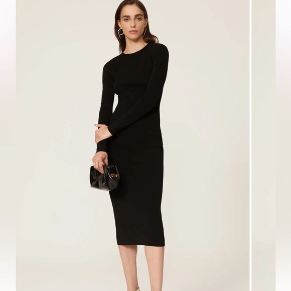 A.L.C Conley Dress in Black - Picture 2 of 8